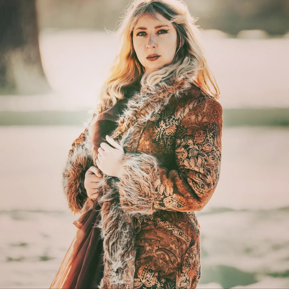 Boho winter coat